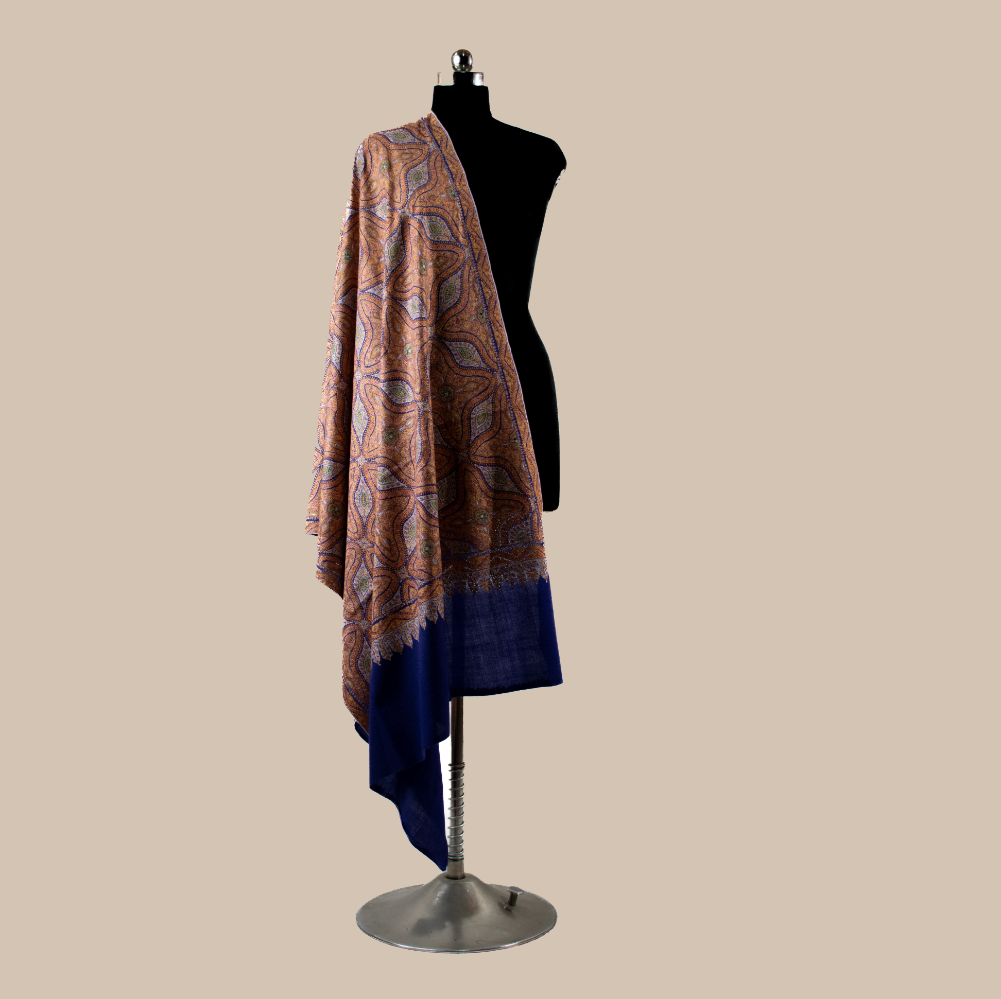 PASHMINA SOZNI JAMA BLUE