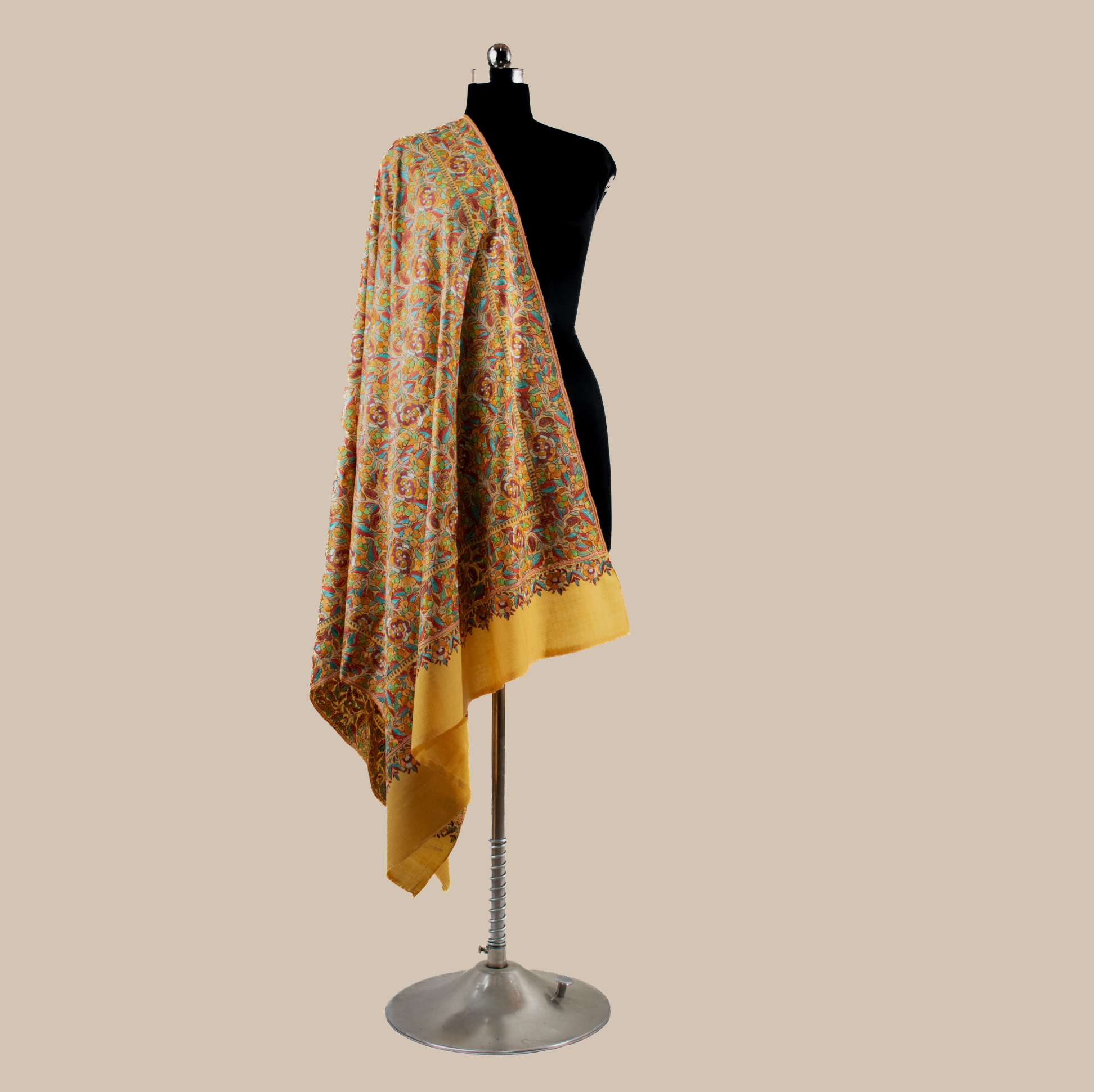 PASHMINA SOZNI JAMA YELLOW