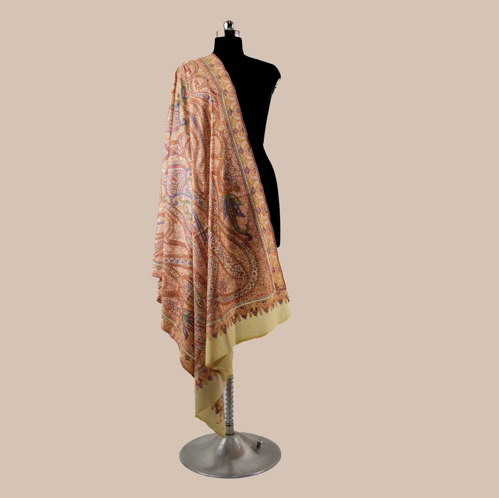 PASHMINA SOZNI JAMA PEACH