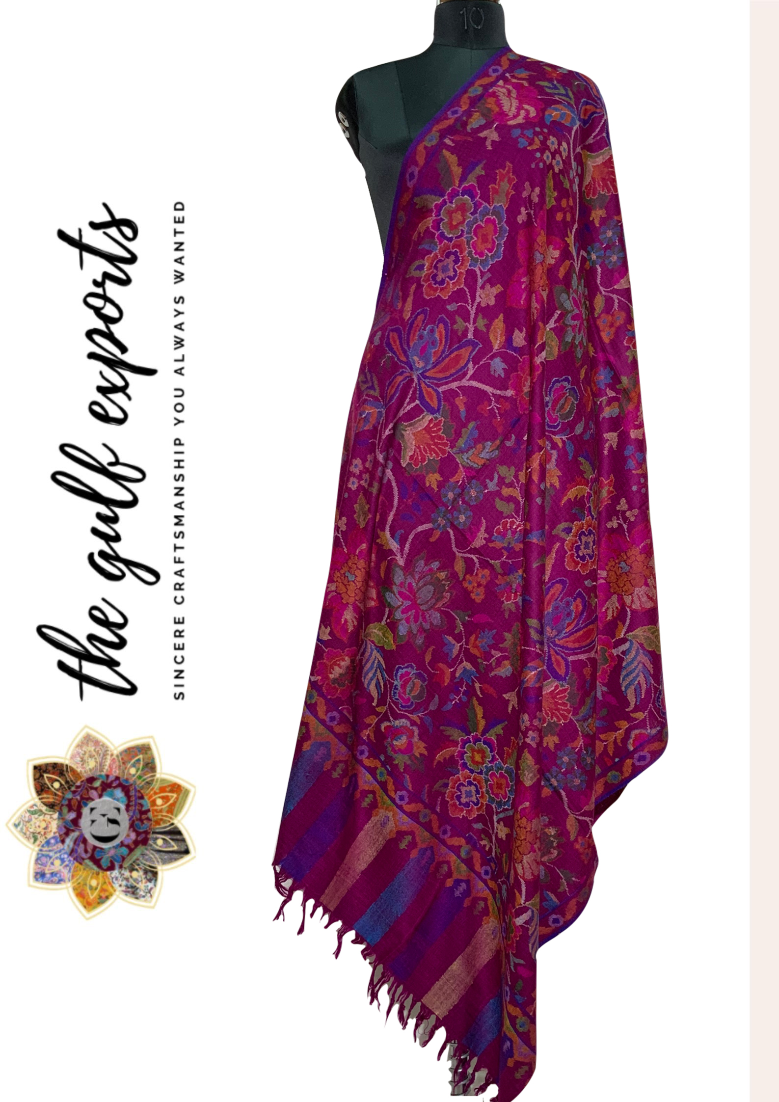 Violet Kani Pashmina Shawl –